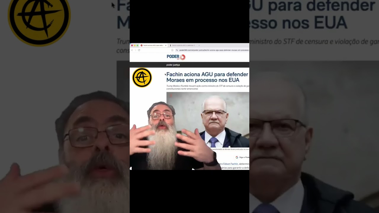 FACHIN IMPLORA "PELO AMOR de DEUS" para a AGU tentar DESFAZER a LAMBANÇA de MORAES na FLÓRIDA