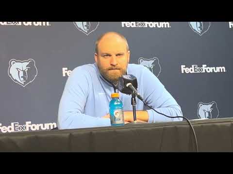 03-01-24 Memphis Grizzlies Coach Taylor Jenkins Postgame Interview