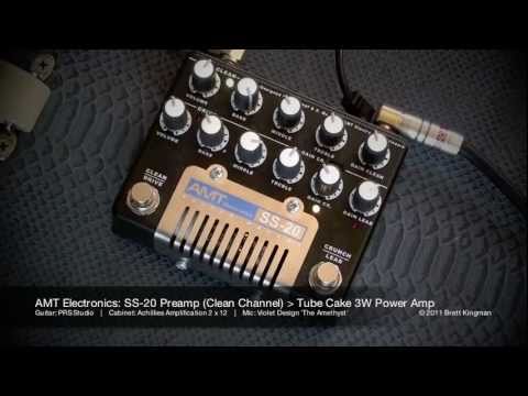 AMT Electronics: SS-20 Preamp and Tube Cake Power Amp (PRS Studio)