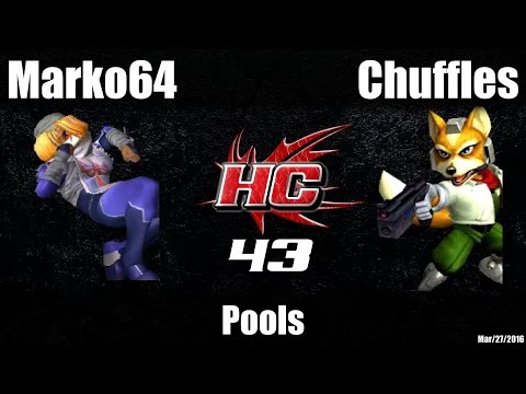HC43 Melee Pools: Marko64 (Sheik) vs Chuffles (Fox)