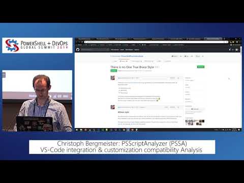 PSScriptAnalyzer (PSSA) VS-code integration & customization... by Christoph Bergmeister