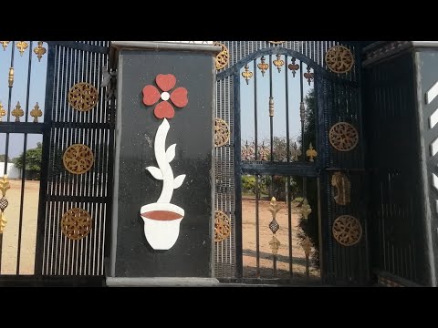 Granite marble gate pillars