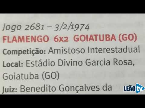 FLAMENGO VS GOIATUBA 74 POR NILTON VITURINO