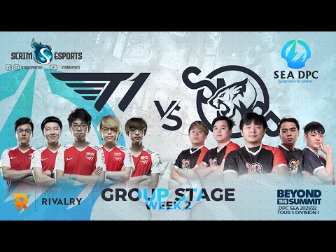 T1 vs Team SMG - DPC SEA 2021/22 Tour 1: Division I - Group Stage - Week 2