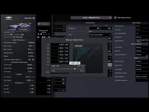 Chevrolet Corvette C7 14 Live Car Build #FaceBookGT7Tunes Gran Turismo 7 #GT7Tunes GT 7 #AceTastic