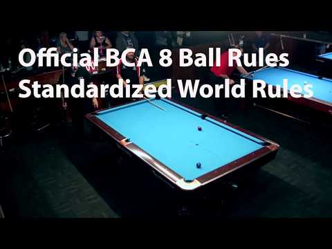 Official BCA 8 Ball Rules