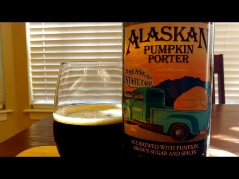 Alaskan Brewing Company Pumpkin Porter (7.0% ABV) DJs BrewTube Beer Review #388