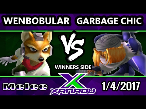 S@X 183 - Wenbobular (Fox) Vs. Garbage Chic (Sheik) - SSBM Tournament - Smash Melee