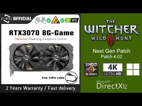 The Witcher 3 || Next-Gen - Patch 4.02 || DX12 || RTX 3070 || 5600X || WINDOWS 11 || 32 GB RAM || 4K