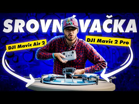 Srovnání DRONů: DJI Mavic Air 2 vs. DJI Mavic 2 Pro [testovačka s Alexem]