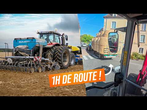 CONVOI DE L'EXTRÊME, on ravitaille les vaches et SEMIS DE COLZA !