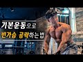 기본운동만으로 빈가슴 공략하는 가슴운동루틴 l ( 덤벨프레스 / 벤치프레스)