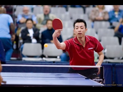Shao Yu vs David Zhuang Slow Motion Table Tennis, Final Game Semi