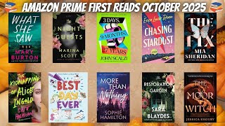 ✨AMAZON PRIME FIRST READS✨ October 2025 l Descriptions & Genre l Pre Release