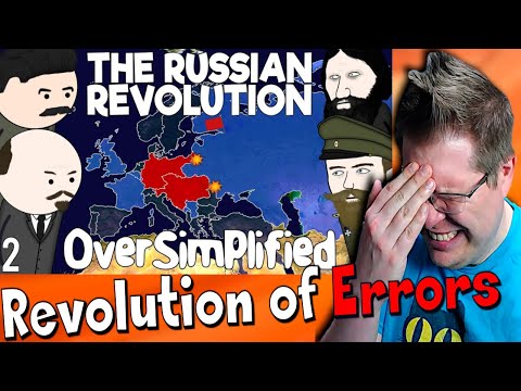 History Noob Watches OverSimplified - The Russian Revolution (Part 2) | Utter CHAOS! [Reaction]
