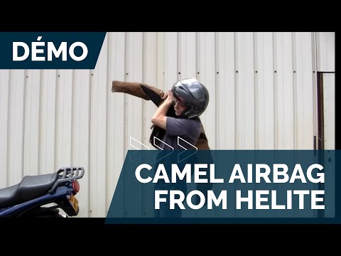 CAMEL AIRBAG JACKET FROM Helite first ever leather airbag for motorcyclists