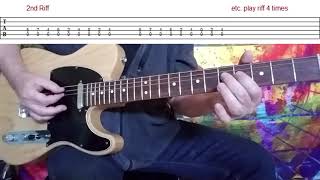 LAST CHILD GUITAR LESSON - How To Play LAST CHILD By AEROSMITH