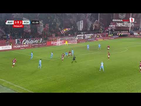 SENZAŢIONAL. Galeria Rapidului: "Viaţa mea o împart alături de Voluntari"😂. Papeau înscrie superb