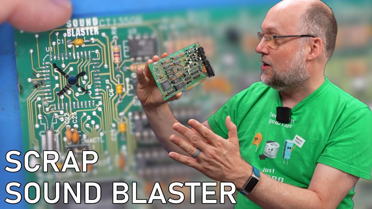 Reviving a scrapped Sound Blaster 2.0 (CT1350B) - YouTube
