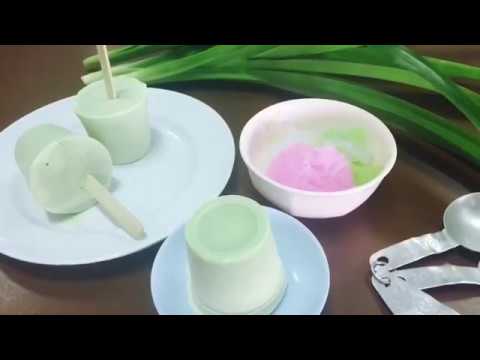 ไอศกรีมแท่งกะทิใบเตย#FoodScienceTechUTCC