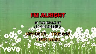 Jo Dee Messina - I'm Alright (Karaoke)