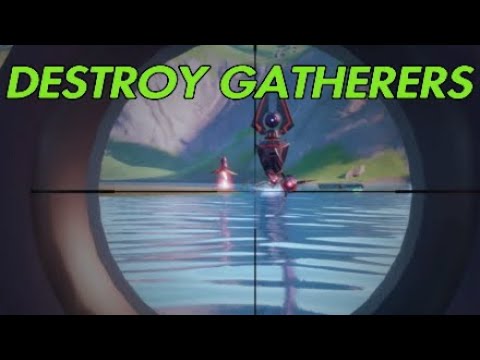 Fortnite* Destroy Gatherers, Week 4 Season 4 Chapter 2.