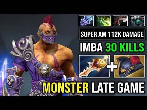 ULTRA CARRY AM Max Speed Pirate Hat + Rapier 30Kills Monster Late Game Vs Godlike Wraith King DotA 2