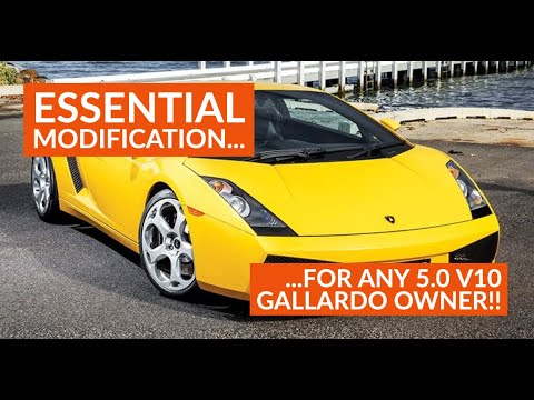 ESSENTIAL modification for any 5.0 V10 Lamborghini Gallardo owners!!
