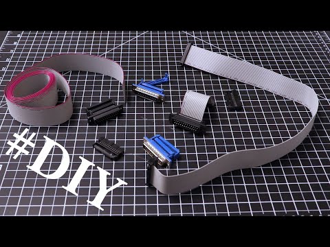 Making Custom Flat Ribbon Cables At Home