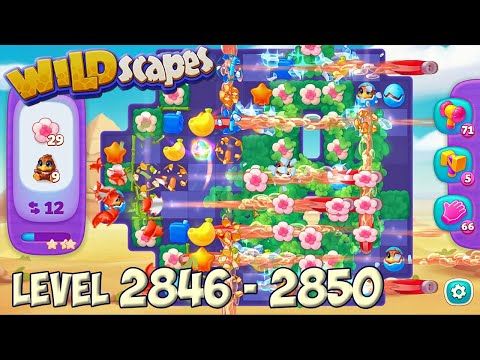 Wildscapes level 2846 - 2850 🐼 Playrix HD