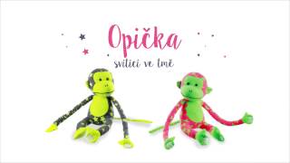 TEDDIES Opice svítící ve tmě Prezentace Opice svítící ve tmě