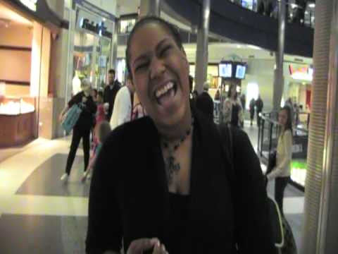 Tameya Clark sings "I Can't Make You Love Me" at the Mall of America