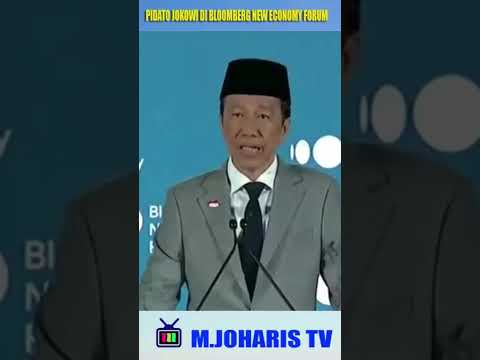 JOKOWI'S SPEECH AT THE BLOOMBERG NEW ECONOMY FORUM 2025 #shorts