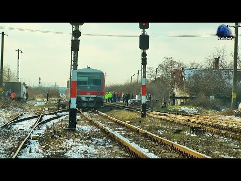 Duewag BR628 654-5 DMU IRC/DB Regio Dupa/After Accident in Gara Osorhei Station - 22 January 2018