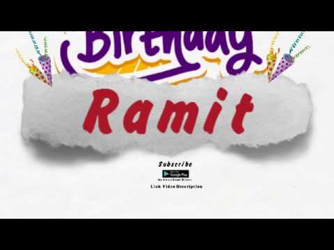 Happy Birthday Ramit