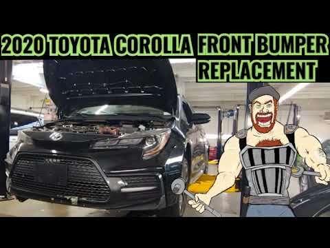2020 - 2025 TOYOTA COROLLA FRONT BUMPER COVER REPLACEMENT TUTORIAL 2021 2022 2023 2024 2025
