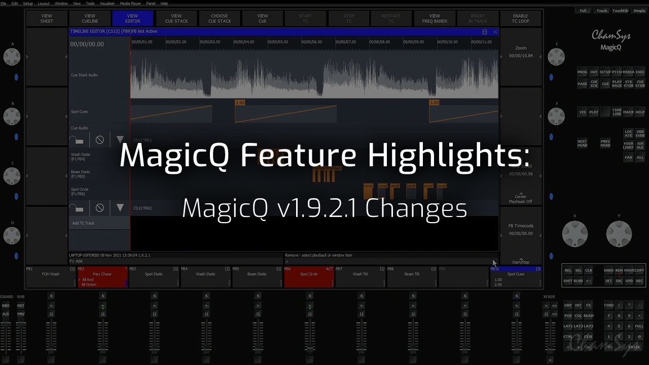 MagicQ v1.9.2.1 Beta Features