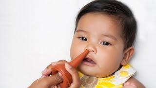 How to Use an Aspirator to Remove Mucus | Infant Care