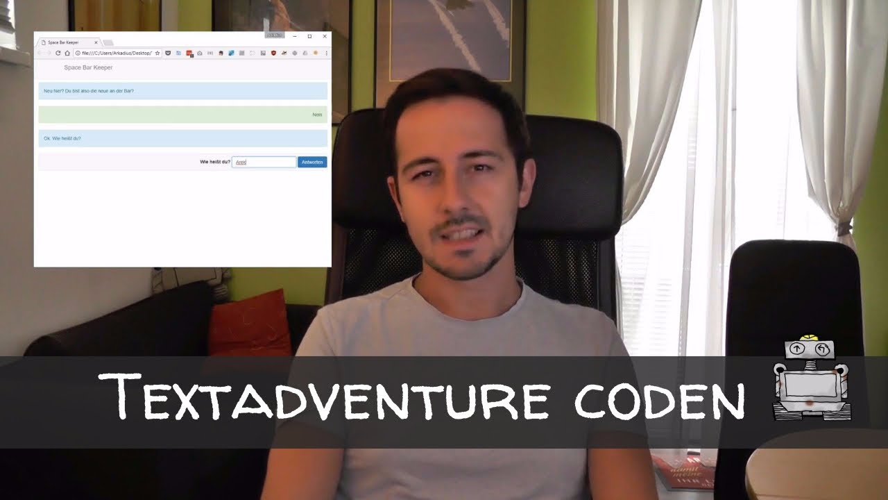 Textbasiertes Adventure Programmieren - Coding Challenge - Tutorial