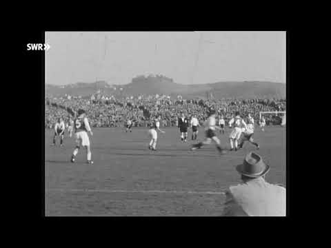 Fussball Oberliga Süd 1954: VFB Stuttgart - Eintracht Frankfurt