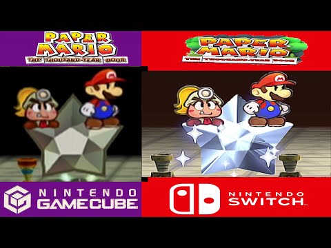 Paper Mario TTYD GC Vs Switch Comparison - Special Moves