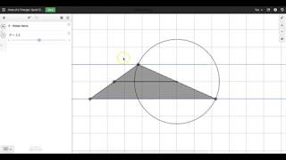 Area of a Triangle: Dynamic Illustration (Desmos)