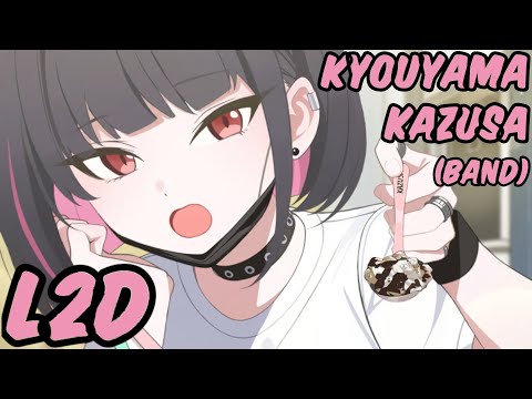 [Blue Archive] Kyouyama Kazusa (Band) L2D [ENG SUB]