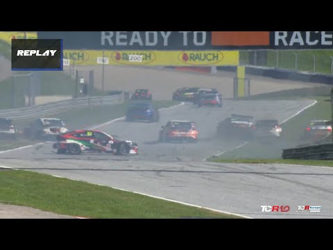 TCR Europe 2025 | Red Bull Ring Race 1 | Big Start Crash 