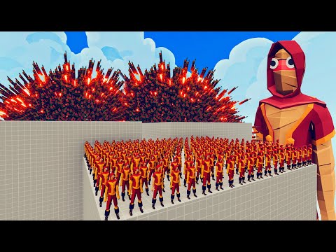 100x SNAKE + 1x GIANT vs 1x EVERY GOD   Totslly Accurate Battle Simulator TABS