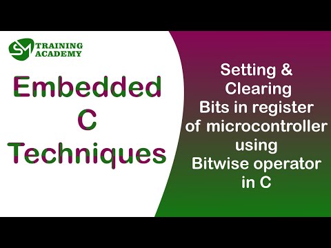 Bit set and clear Technique in embedded C