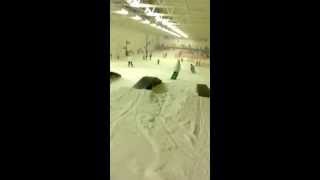 preview picture of video 'Skiing at xscape castleford hitting a few rails'