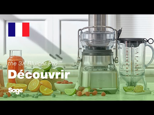 Vidéo teaser pour The 3X Bluicer™ Pro | L'art de mélanger, presser ou Bluicer | Sage Appliances FR