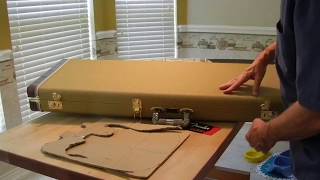 How to Customize  a Guitar Case for a Fender Telecaster White Opal
