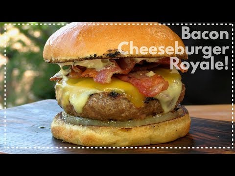 Next-Level Bacon Cheeseburger with Hidden Poached Egg